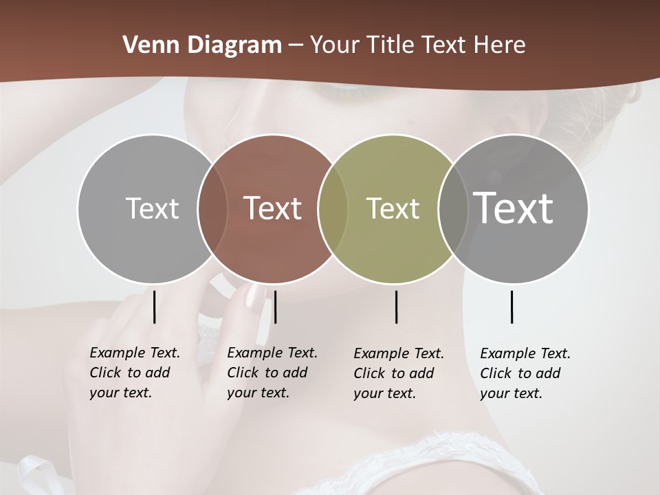 Pearls Head Blonde PowerPoint Template