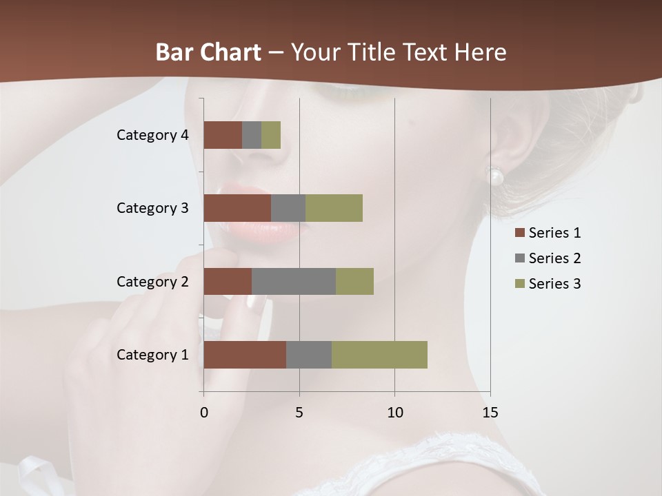 Pearls Head Blonde PowerPoint Template