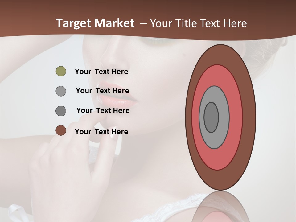 Pearls Head Blonde PowerPoint Template