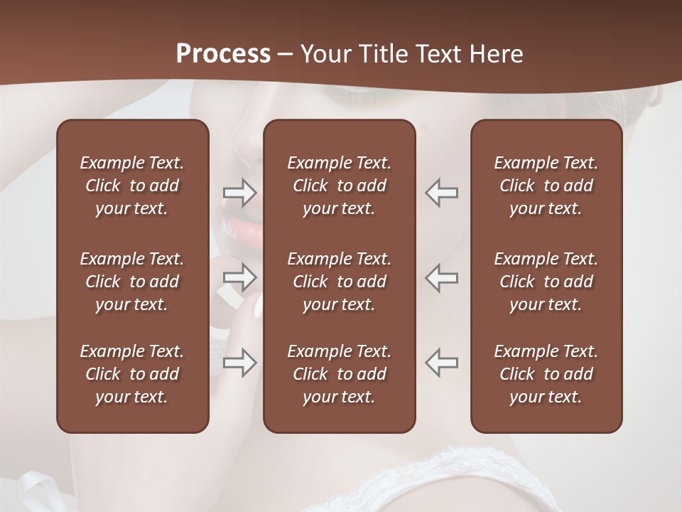 Pearls Head Blonde PowerPoint Template