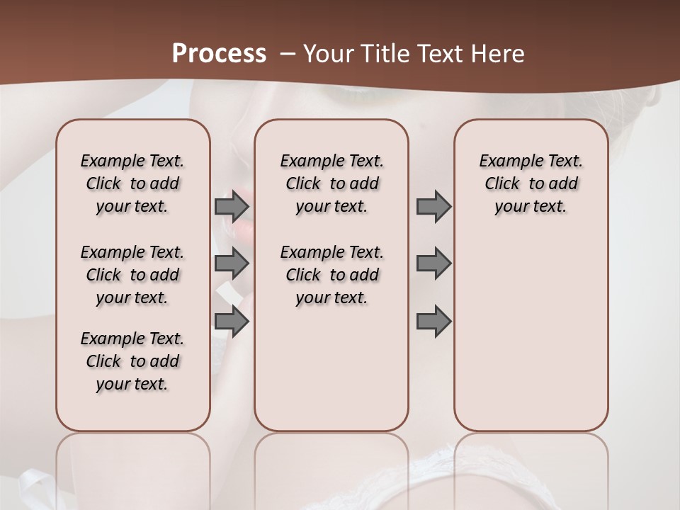 Pearls Head Blonde PowerPoint Template