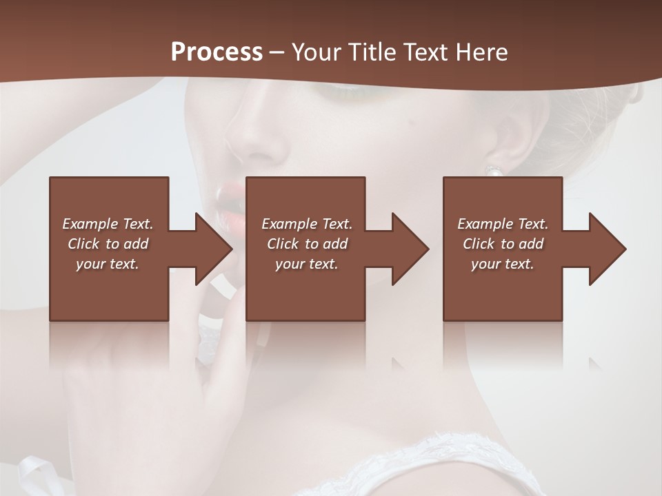 Pearls Head Blonde PowerPoint Template