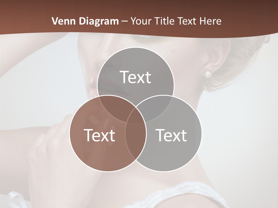 Pearls Head Blonde PowerPoint Template