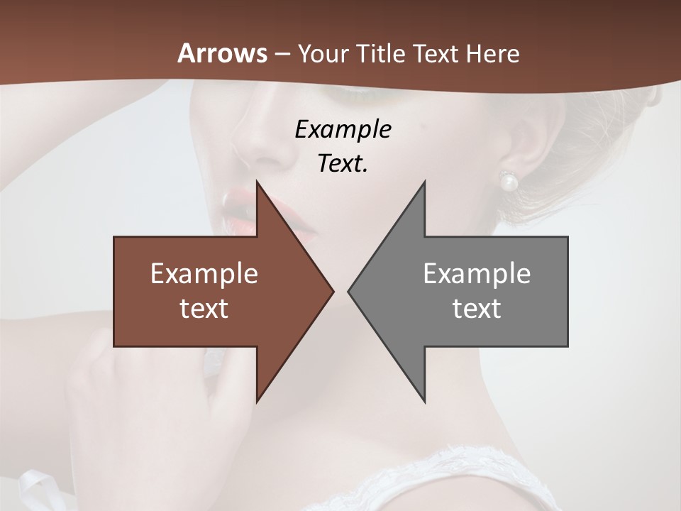 Pearls Head Blonde PowerPoint Template