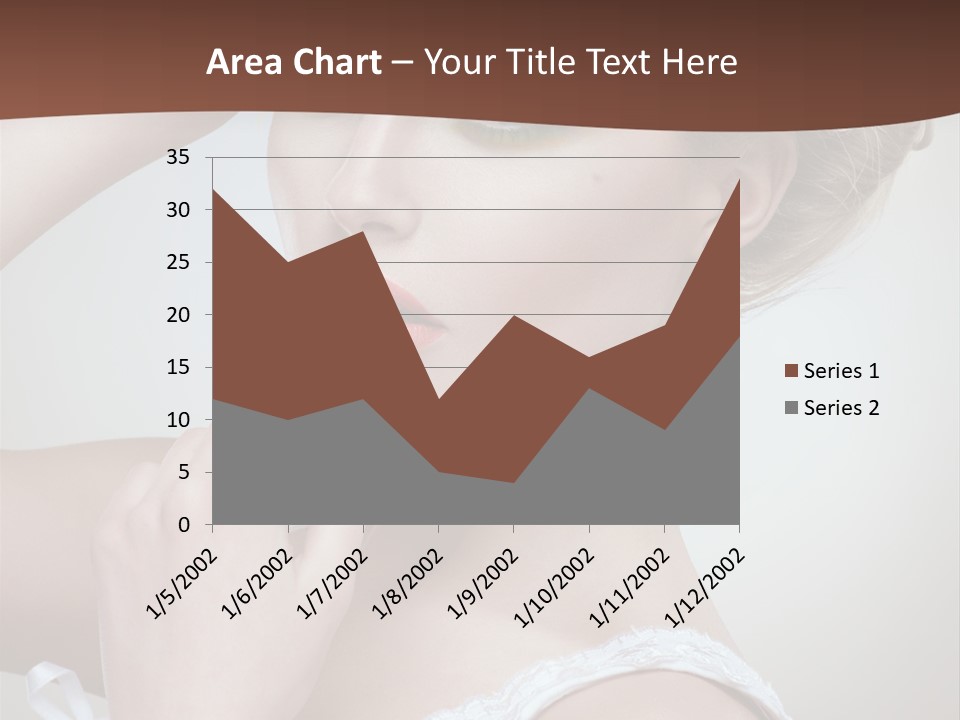 Pearls Head Blonde PowerPoint Template