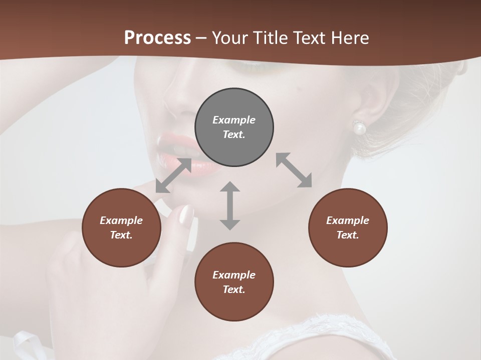 Pearls Head Blonde PowerPoint Template