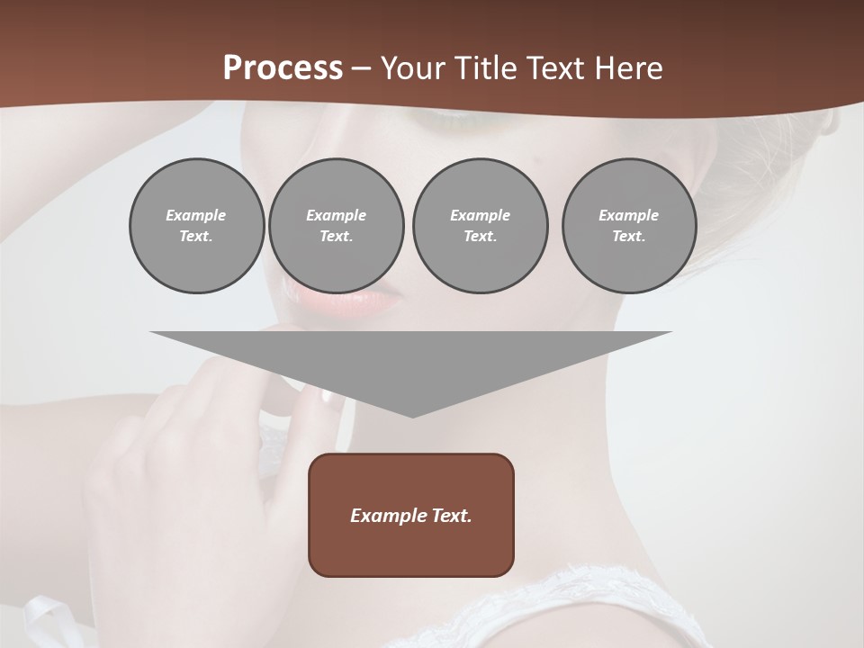 Pearls Head Blonde PowerPoint Template