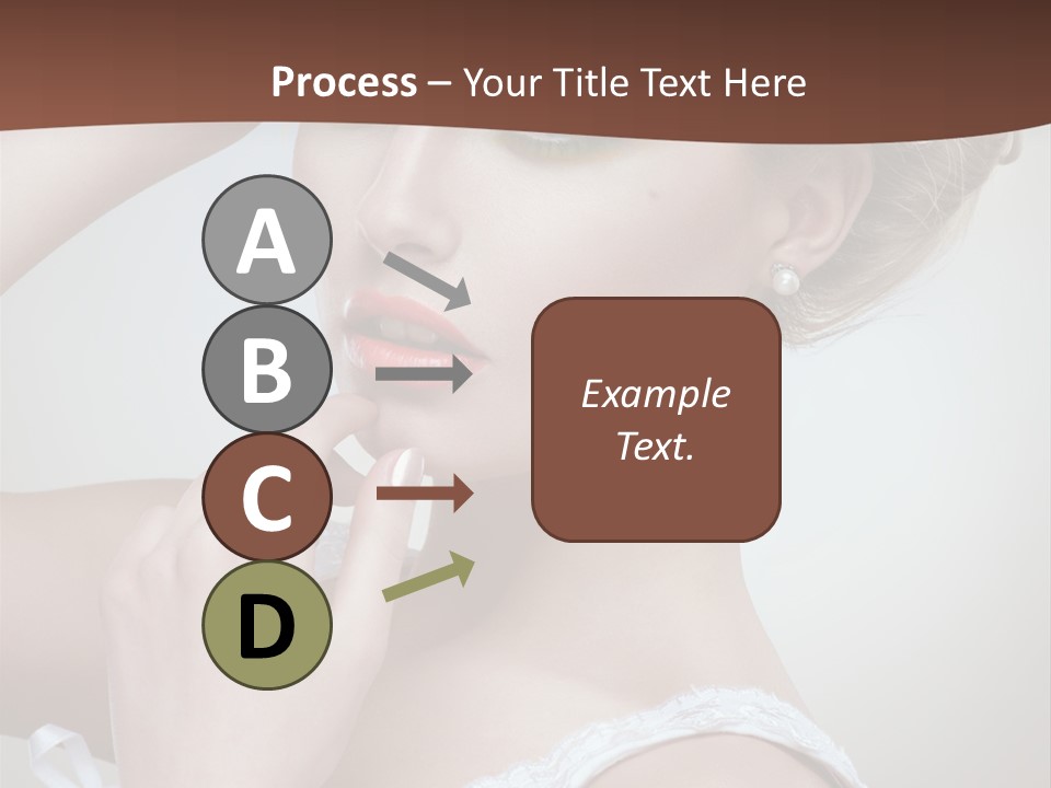 Pearls Head Blonde PowerPoint Template