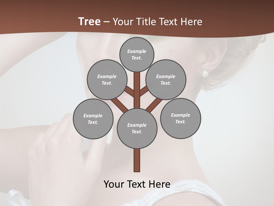 Pearls Head Blonde PowerPoint Template