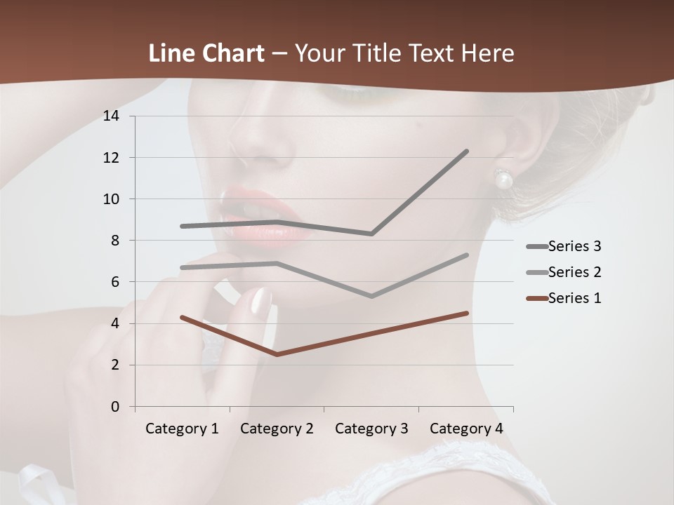 Pearls Head Blonde PowerPoint Template