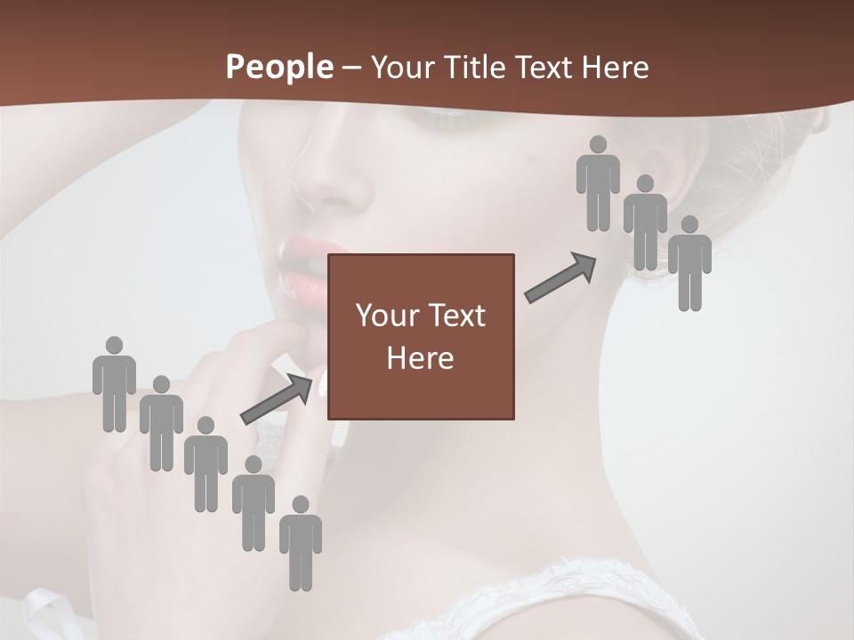 Pearls Head Blonde PowerPoint Template