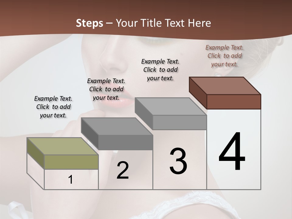 Pearls Head Blonde PowerPoint Template