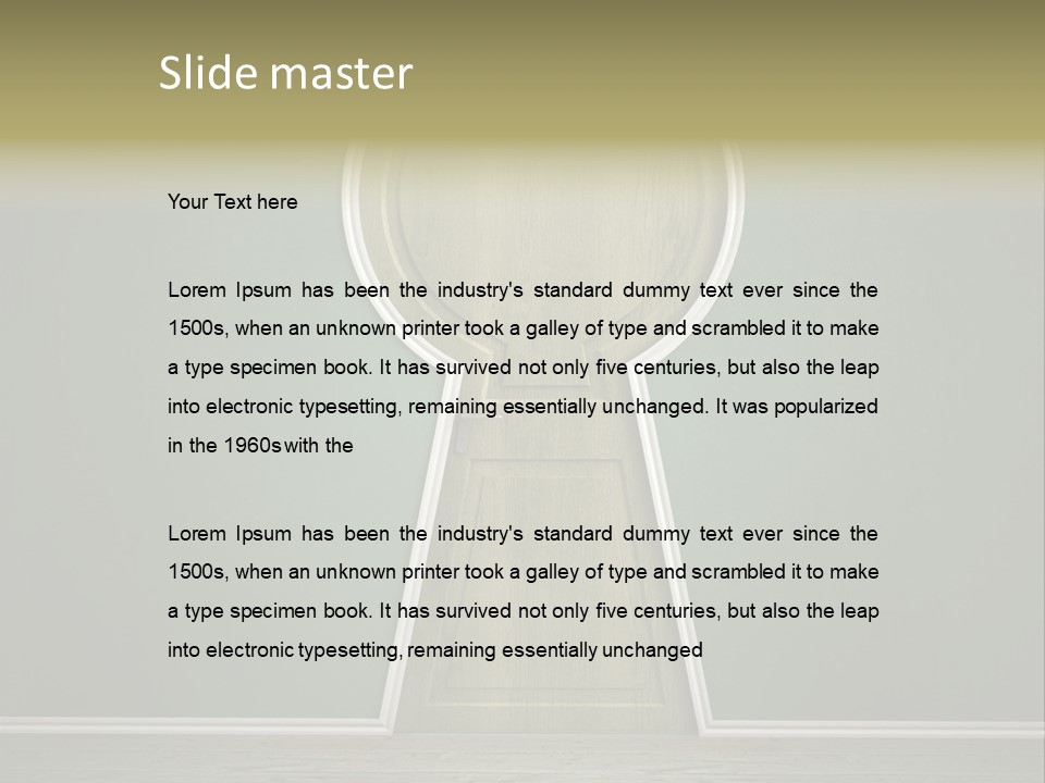 Decor Interior Idea PowerPoint Template