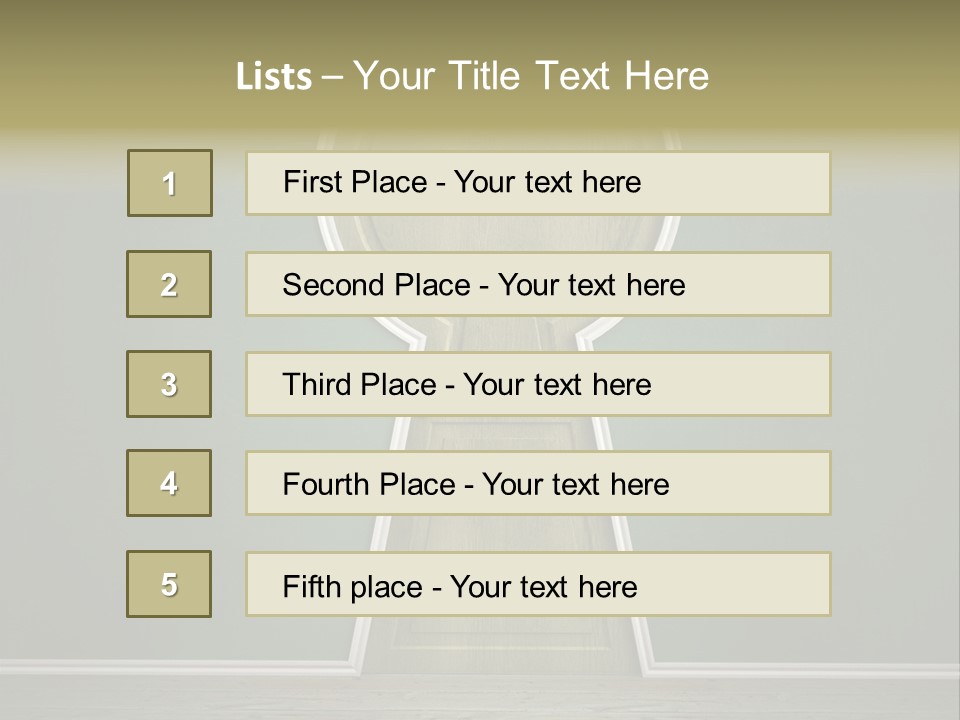 Decor Interior Idea PowerPoint Template