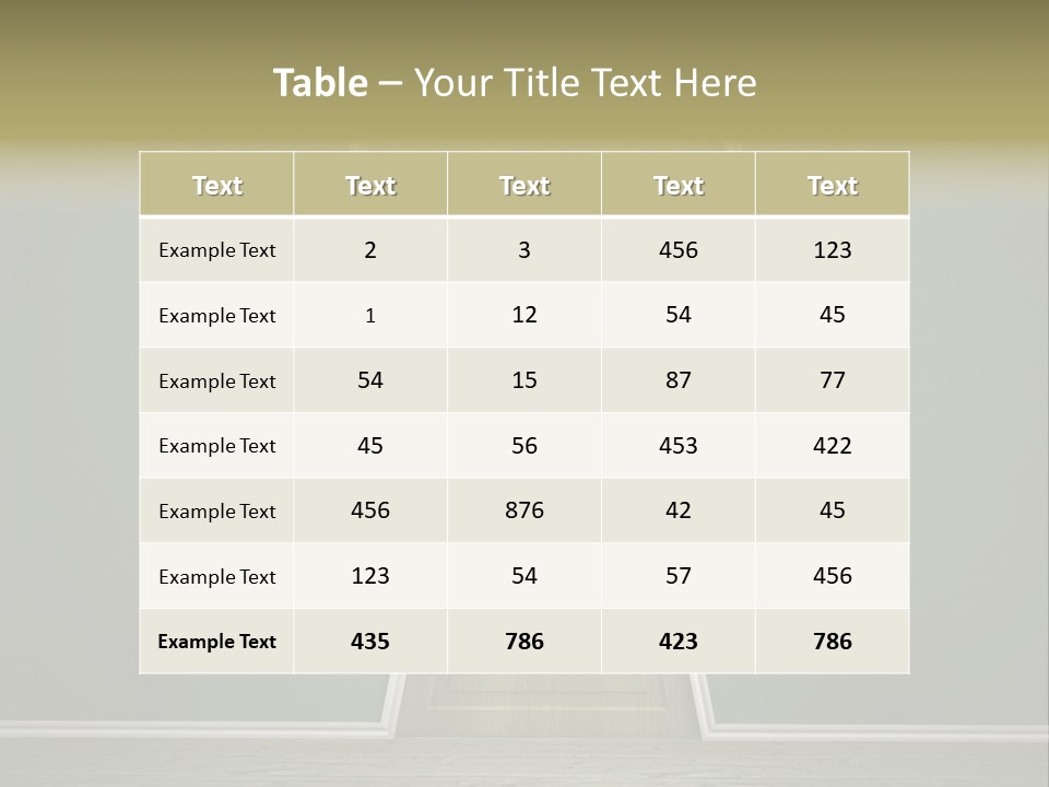 Decor Interior Idea PowerPoint Template