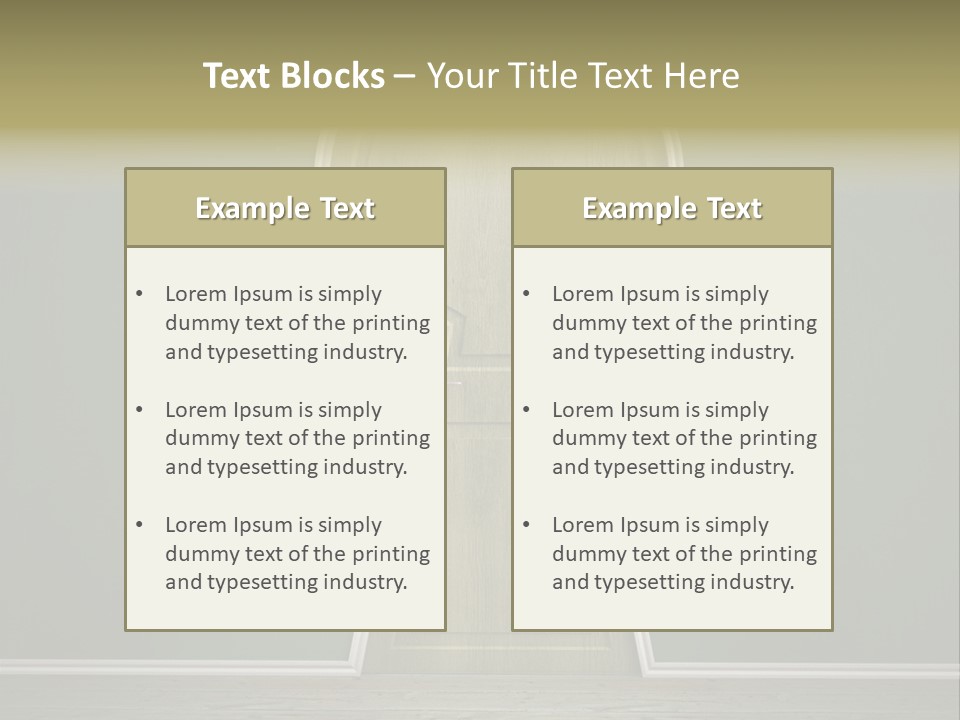 Decor Interior Idea PowerPoint Template