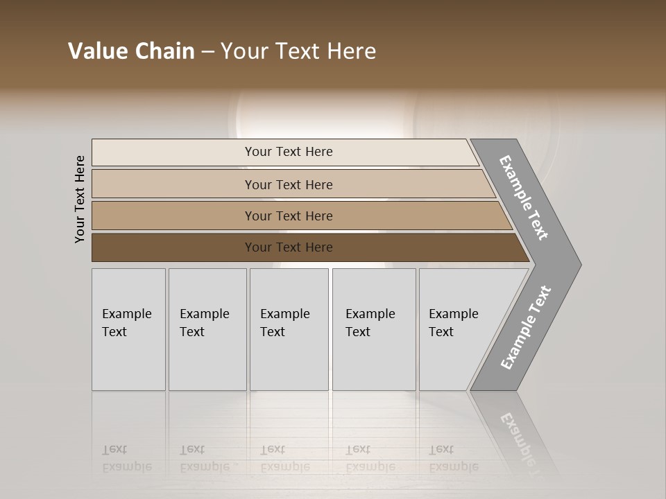 Vintage Enter Light PowerPoint Template