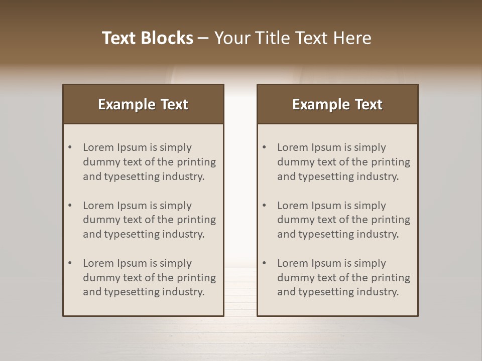 Vintage Enter Light PowerPoint Template