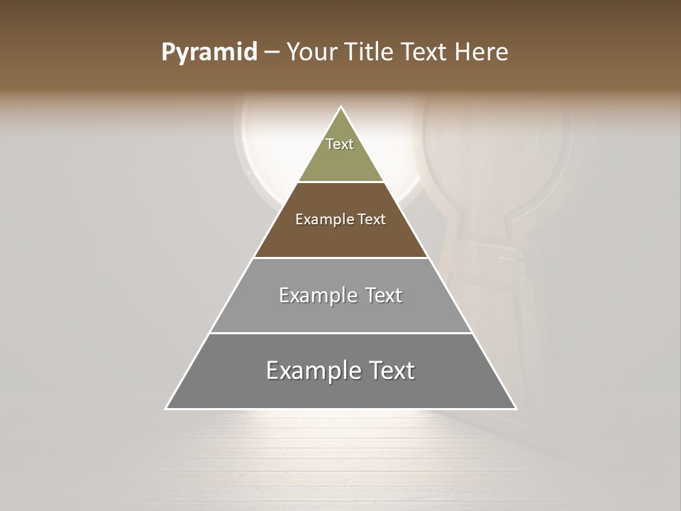 Vintage Enter Light PowerPoint Template