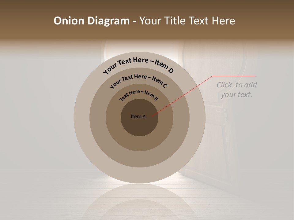 Vintage Enter Light PowerPoint Template