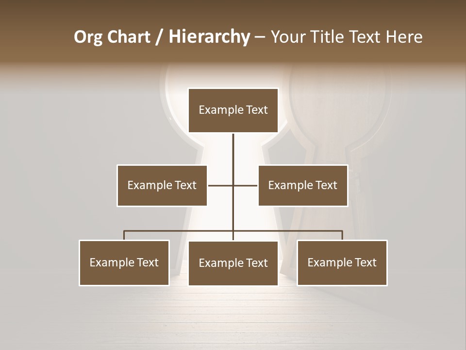 Vintage Enter Light PowerPoint Template