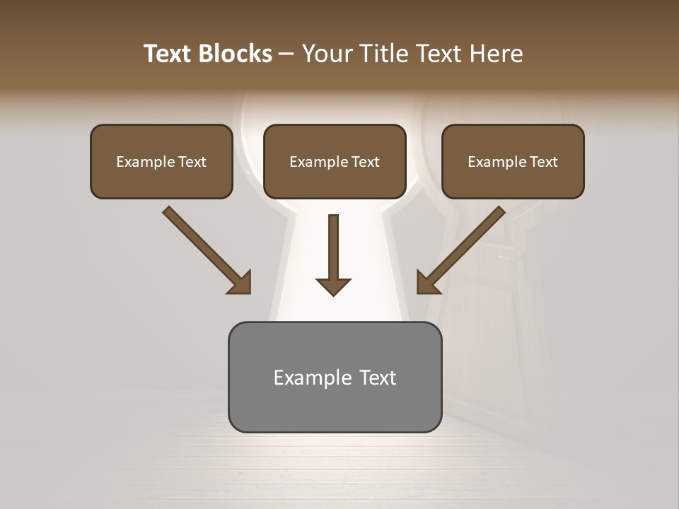 Vintage Enter Light PowerPoint Template