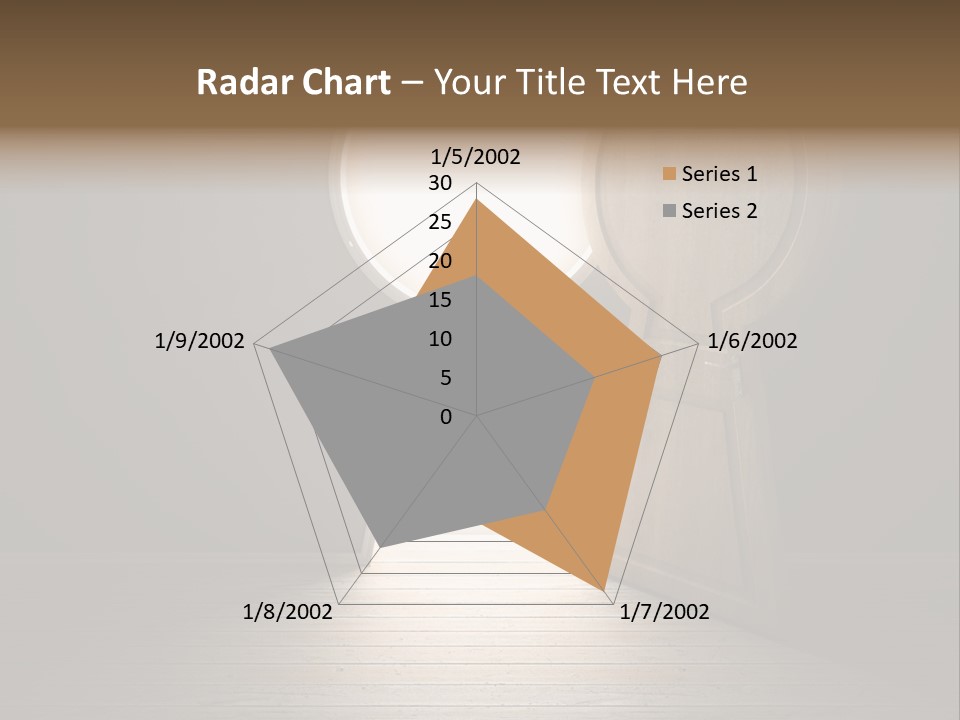 Vintage Enter Light PowerPoint Template