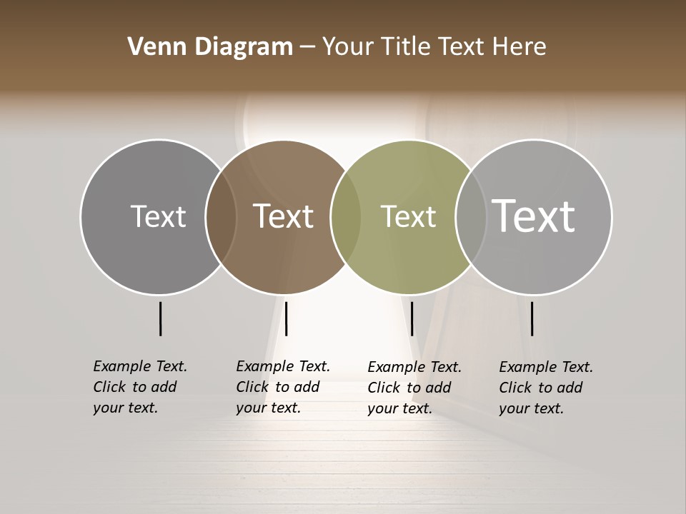 Vintage Enter Light PowerPoint Template