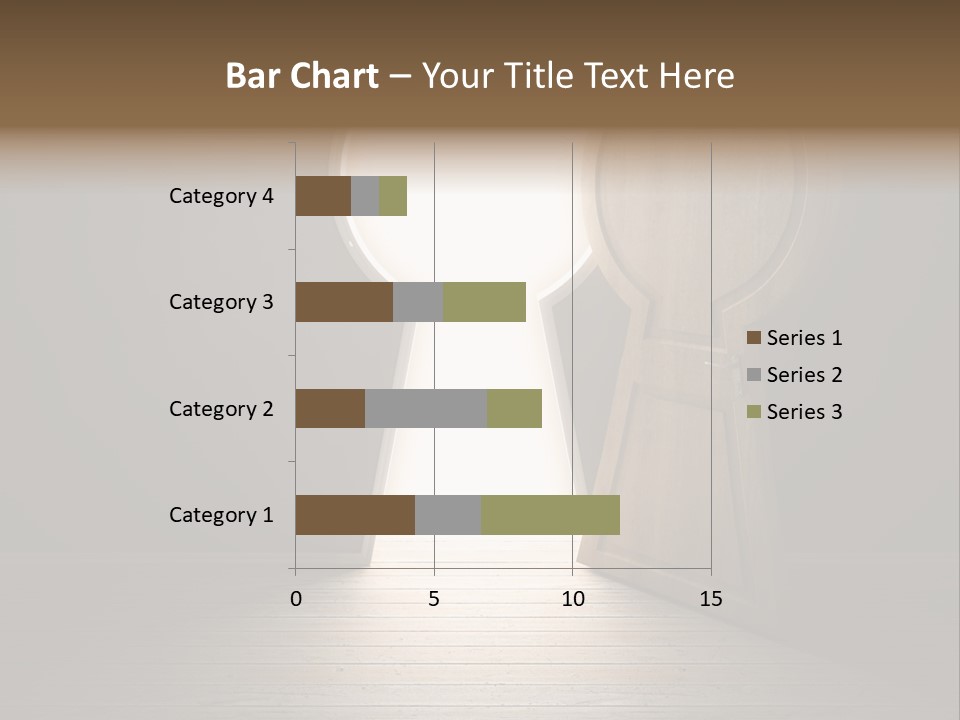 Vintage Enter Light PowerPoint Template