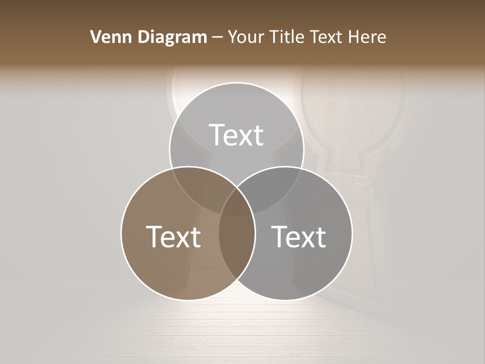 Vintage Enter Light PowerPoint Template