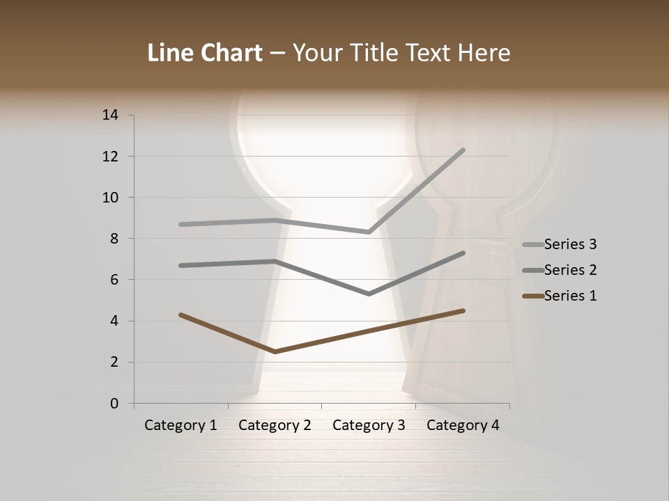 Vintage Enter Light PowerPoint Template