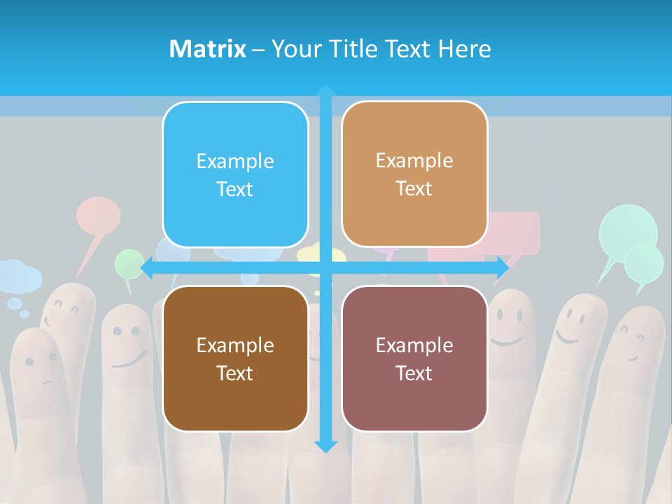 Happy Connect Conceptual PowerPoint Template