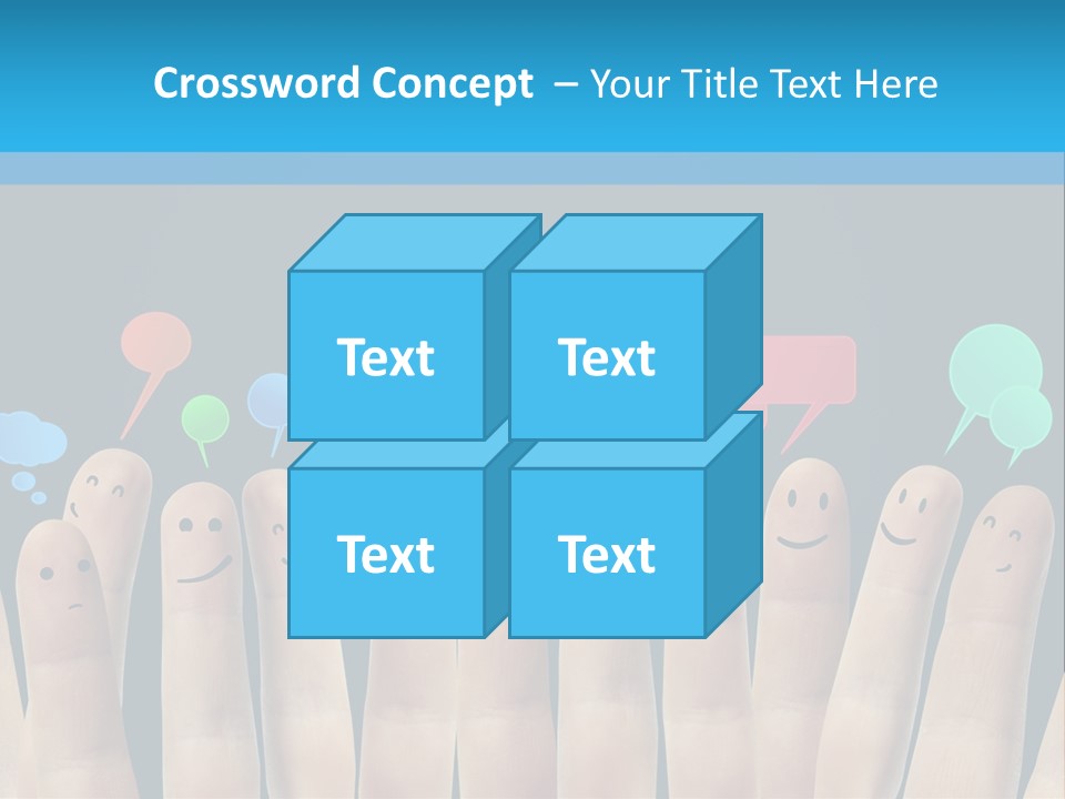 Happy Connect Conceptual PowerPoint Template