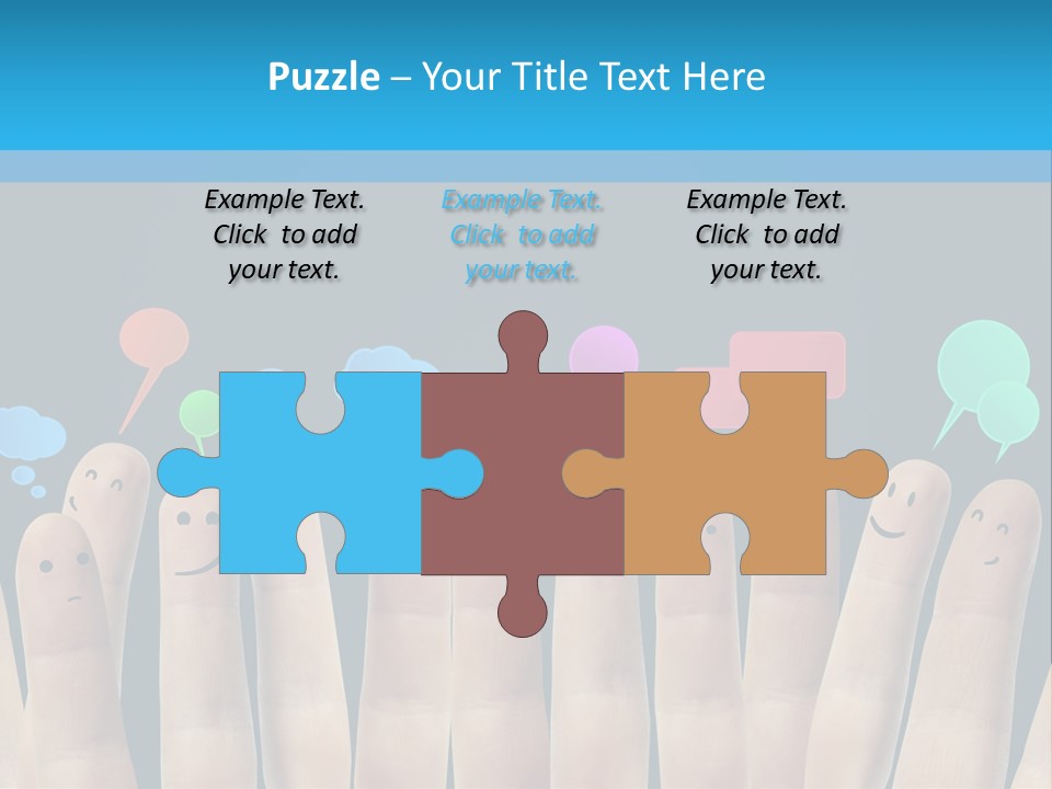 Happy Connect Conceptual PowerPoint Template