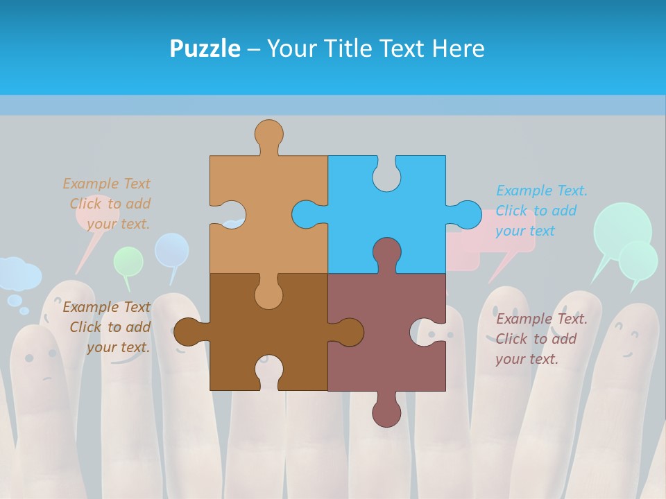 Happy Connect Conceptual PowerPoint Template