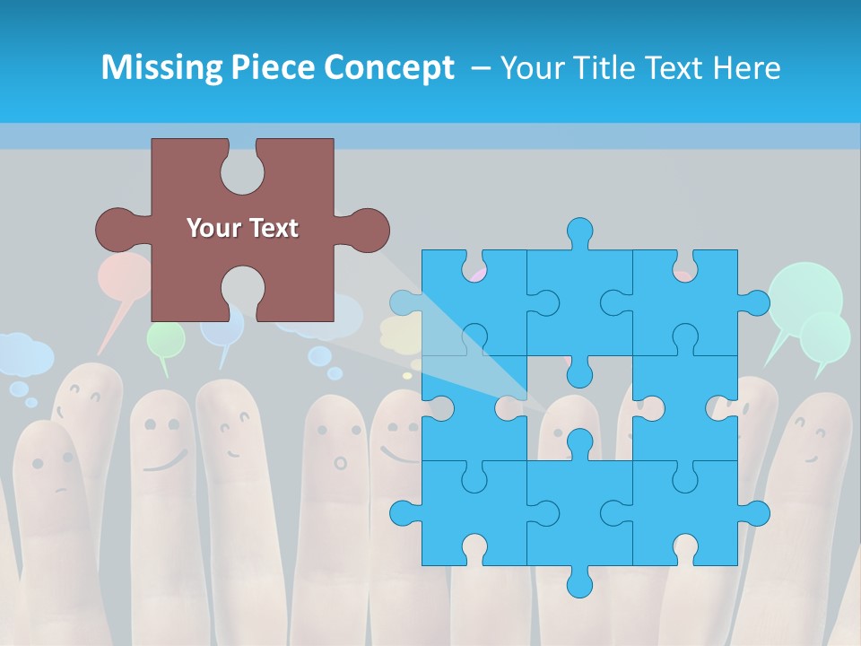 Happy Connect Conceptual PowerPoint Template