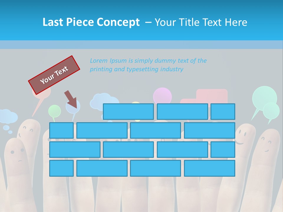 Happy Connect Conceptual PowerPoint Template