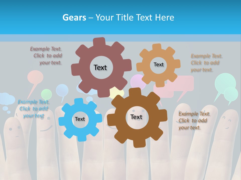 Happy Connect Conceptual PowerPoint Template