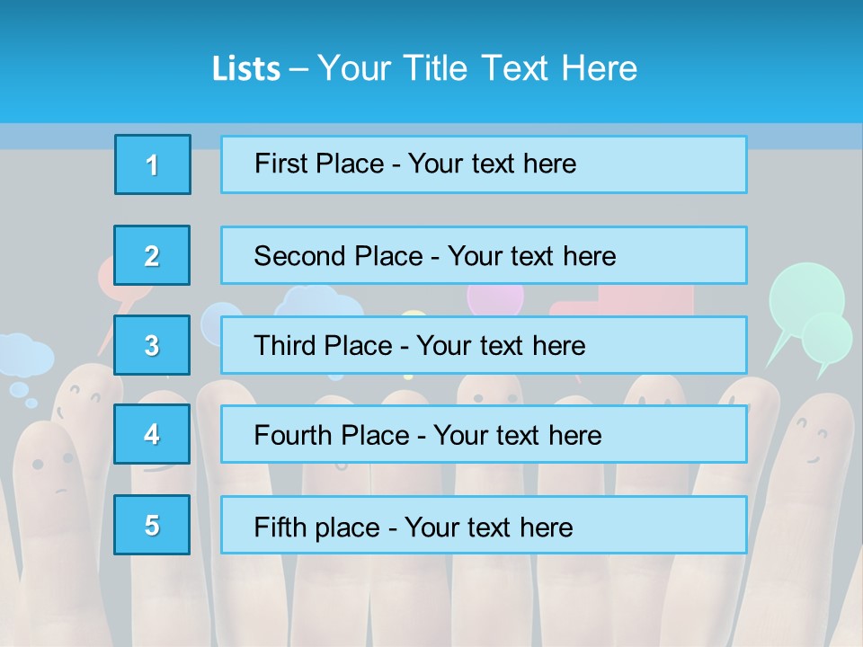 Happy Connect Conceptual PowerPoint Template