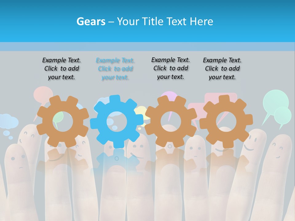 Happy Connect Conceptual PowerPoint Template