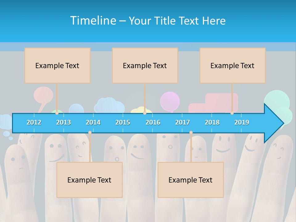 Happy Connect Conceptual PowerPoint Template