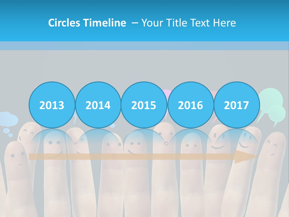 Happy Connect Conceptual PowerPoint Template