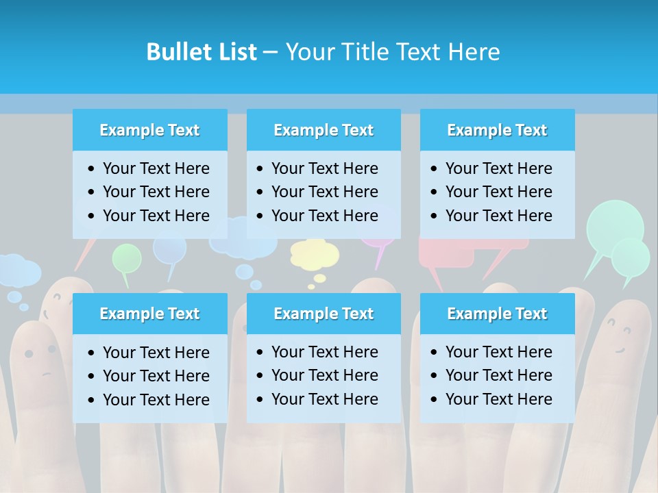 Happy Connect Conceptual PowerPoint Template