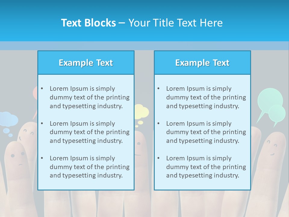 Happy Connect Conceptual PowerPoint Template