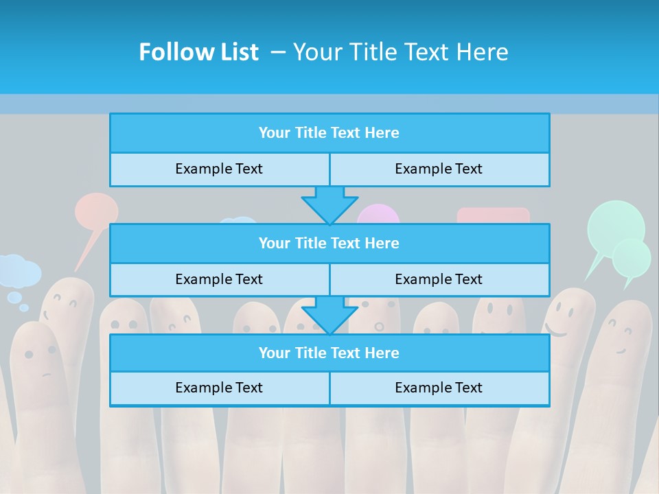 Happy Connect Conceptual PowerPoint Template