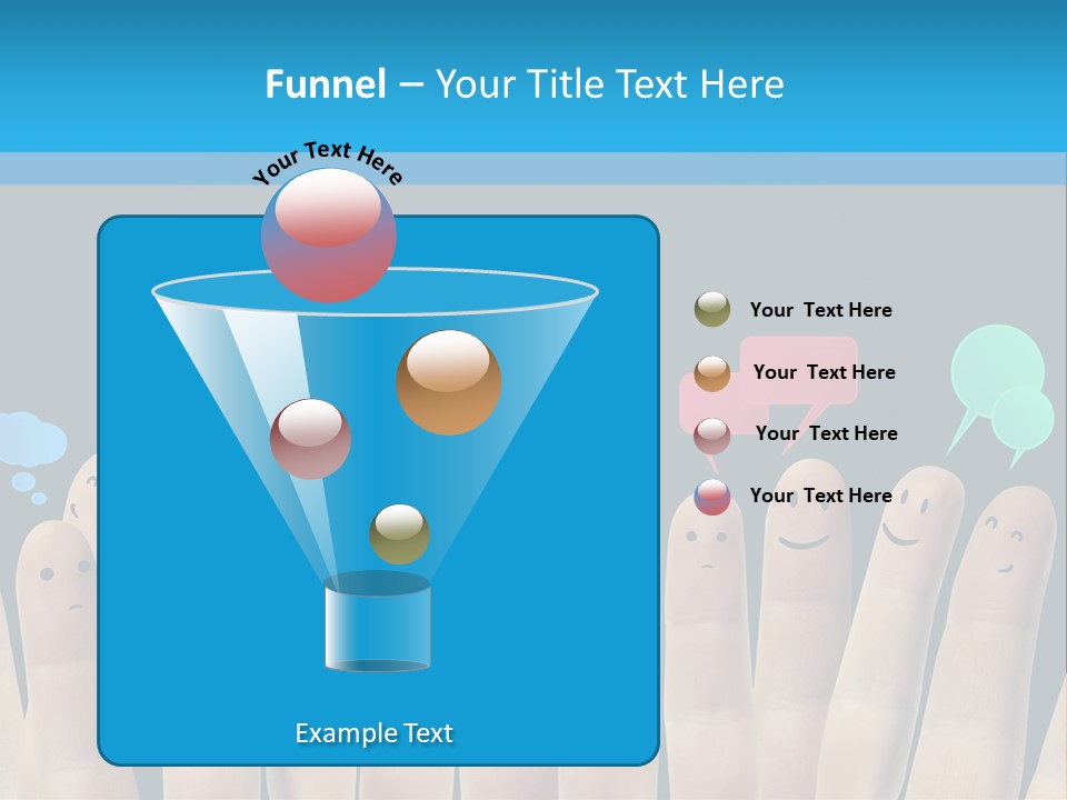Happy Connect Conceptual PowerPoint Template