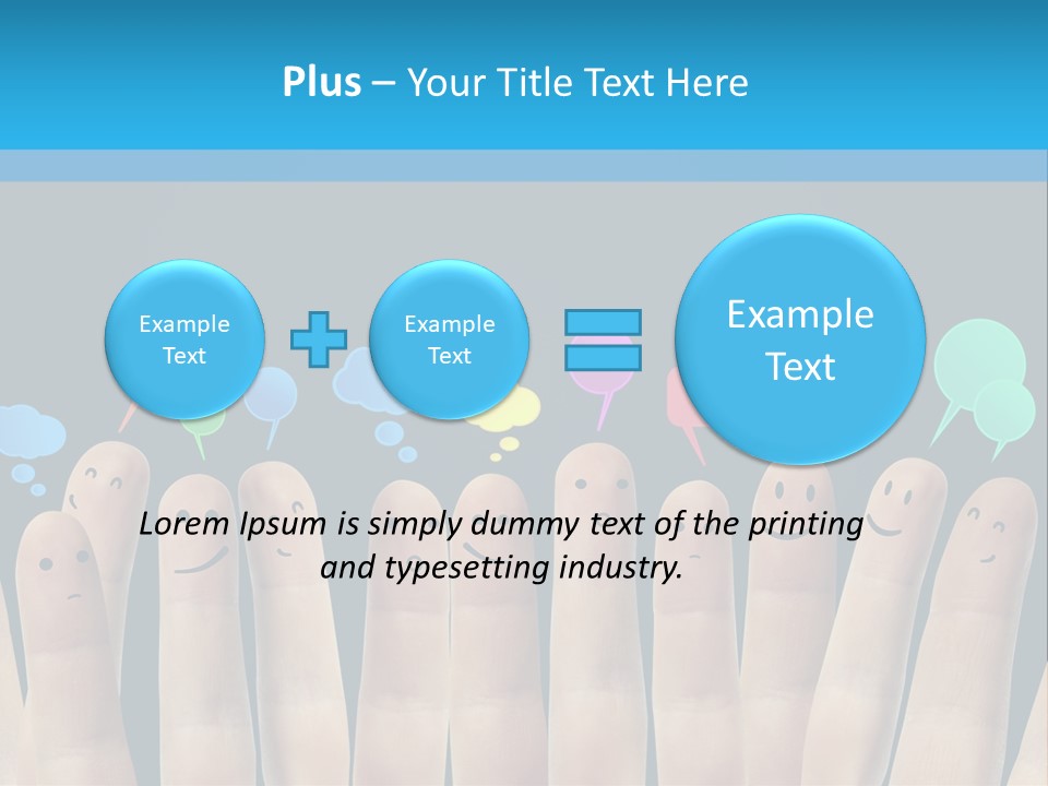 Happy Connect Conceptual PowerPoint Template