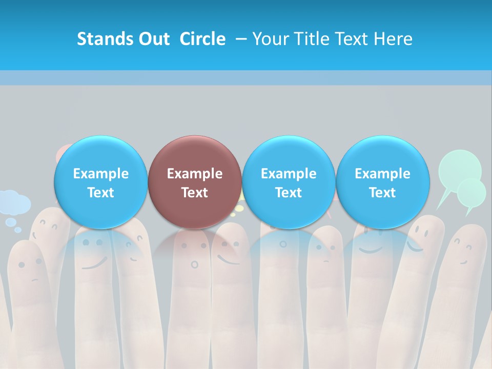 Happy Connect Conceptual PowerPoint Template