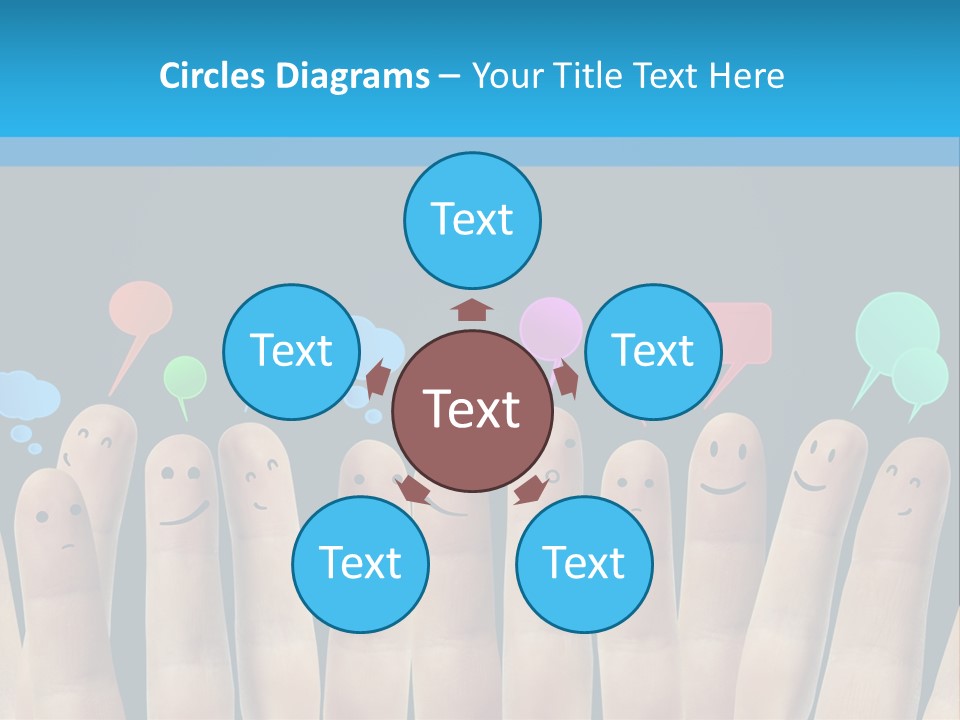Happy Connect Conceptual PowerPoint Template