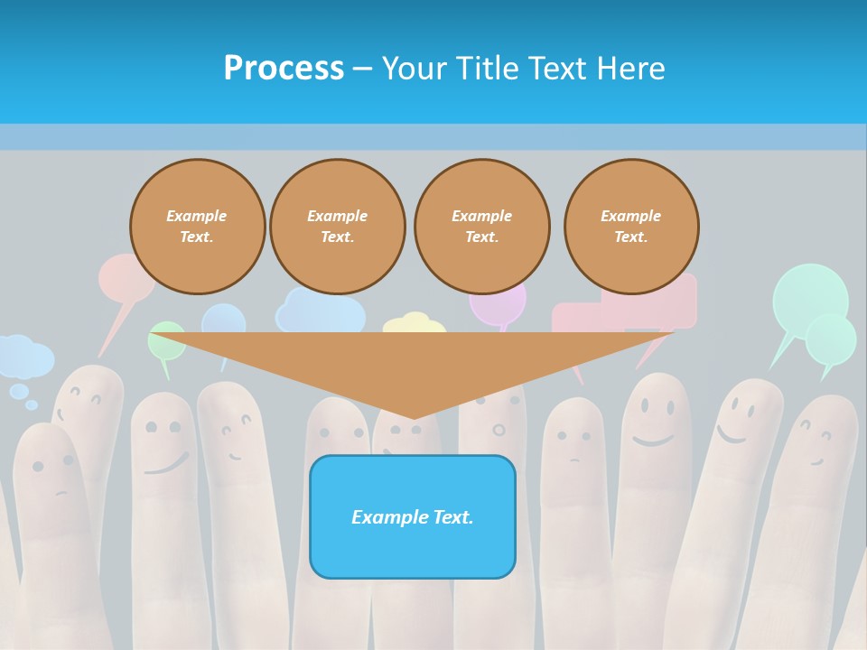 Happy Connect Conceptual PowerPoint Template